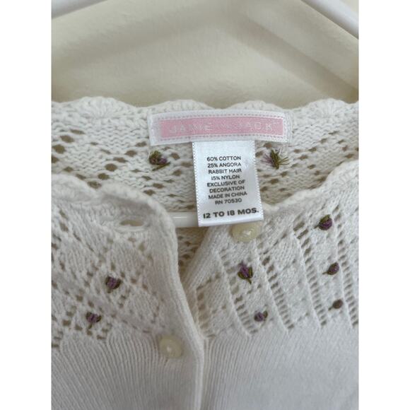 Janie and Jack angora cardigan, size 12-18 months - Picture 3 of 3